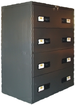 Wide Filing Cabinet - 4 Drawers