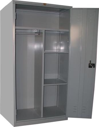 Metal Cupboard with Vertical Separation